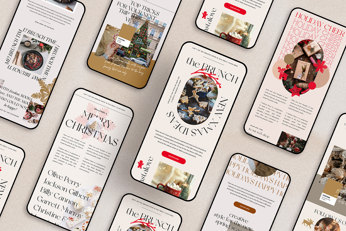 Holiday Bundle - Fonts, Cards & More, a Design Template by SilverStag Type Foundry (Photo 14 of 27)