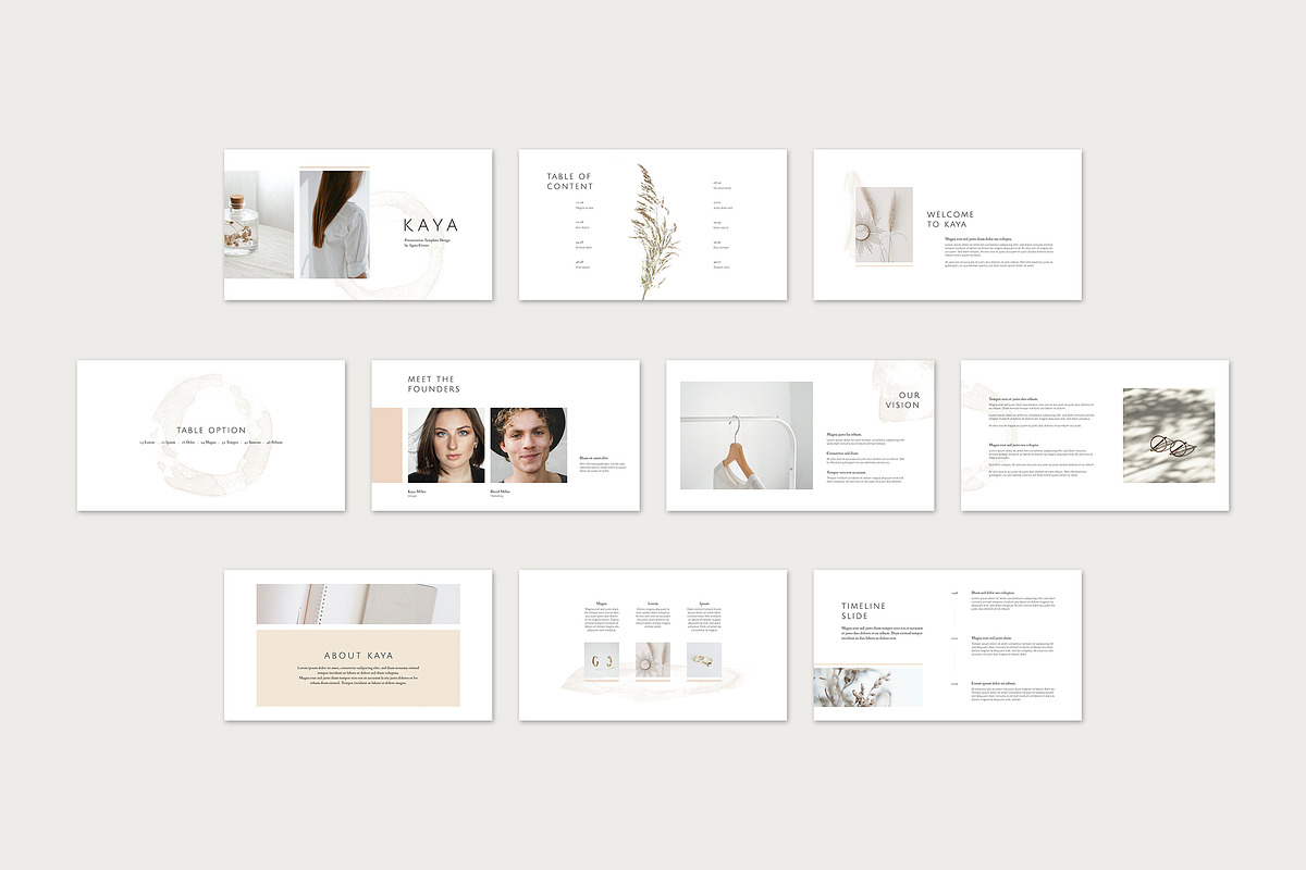 KAYA Keynote Brand Guidelines, a Presentation Template by AgataCreate (Photo 4 of 12)
