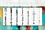Leafy Fronds Brush Set, a Brush Add-On by DeloresArt (Thumbnail 2 of 12)