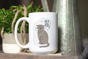 Cats and Plants Clipart and Patterns, an Animal Illustration by Anna Druzhkova (Thumbnail 16 of 23)