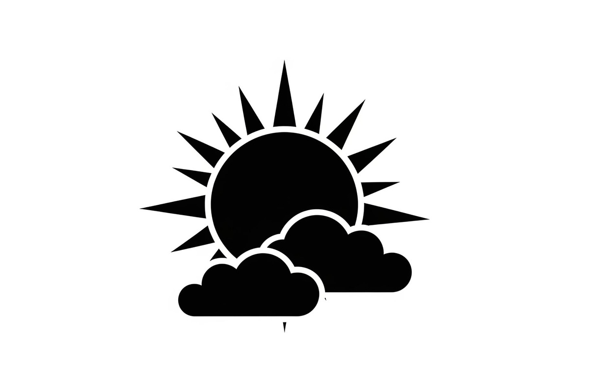 Sun Behind Clouds Silhouette Bundle, an Illustration by Gaye Art (Photo 18 of 31)