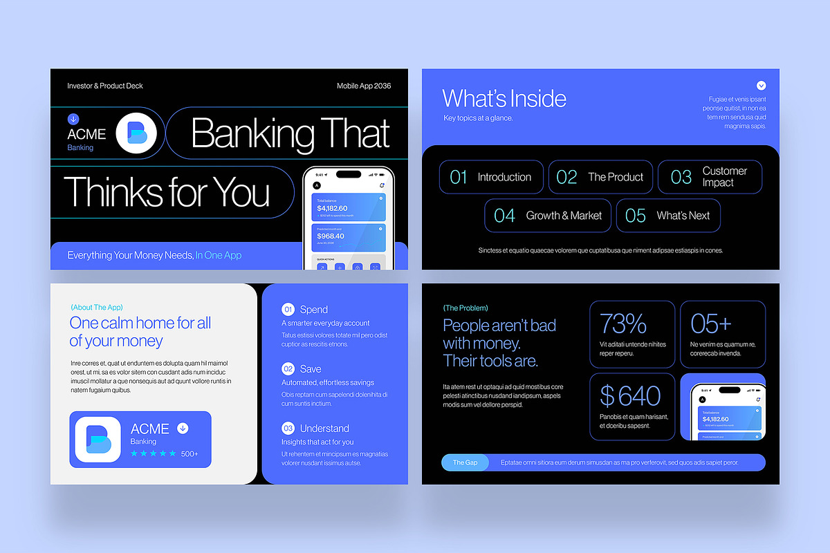 Mobile App Presentation Template, a Presentation Template by BrandPacks (Photo 2 of 7)