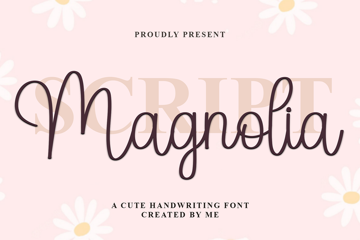 Magnolia, a Handwritten Font by InermediaSTUDIO (Photo 1 of 8)