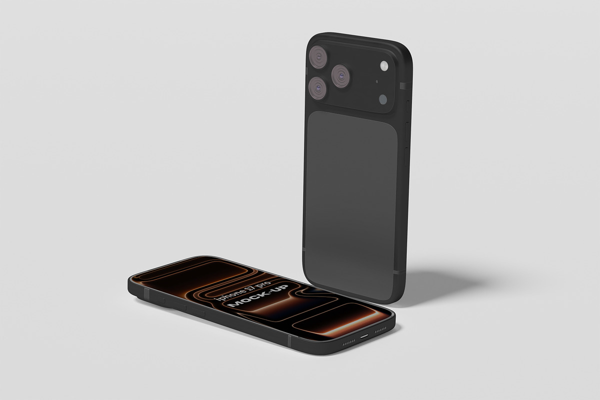 IPHONE 17 PRO, an iPhone Mockup by kebunmockup (Photo 4 of 5)