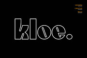 Kloe – Bold Display Font, a Sans Serif Font by Artiveko (Thumbnail 7 of 8)