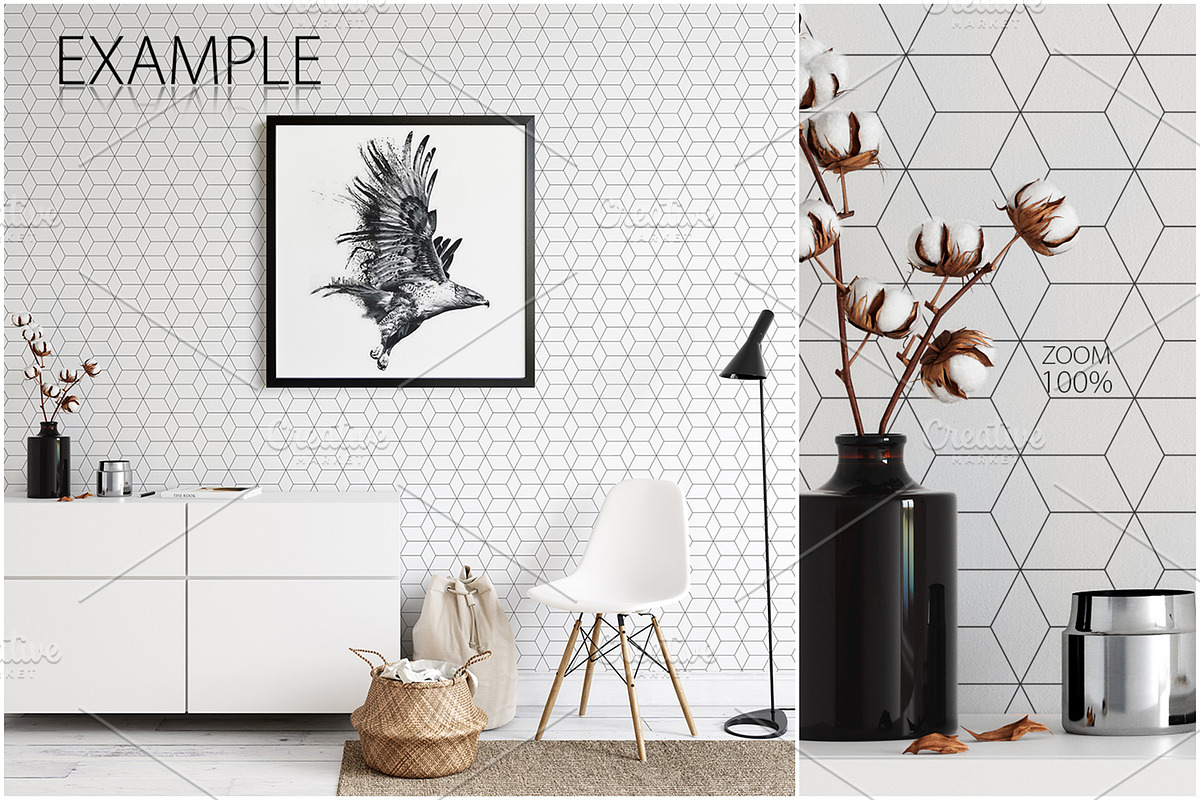 Frames & Walls Scandinavian Bundle-4, a Household Mockup by Yuri-U (Photo 13 of 38)
