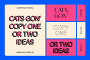 Impana Rounded 3D, a Sans Serif Font by Craft Supply Co. (Thumbnail 2 of 8)