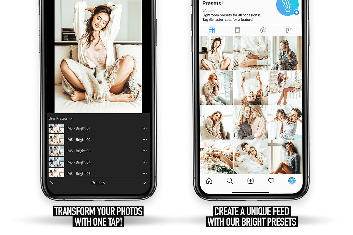 BRIGHT Mobile Lightroom Presets, an Action Add-On by Mastersets (Photo 12 of 12)