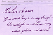 Daisy Lau, a Script Font by Dharma Type (Thumbnail 4 of 10)