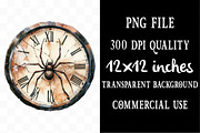 Watercolor Steampunk Halloween PNG, an Illustration by Designking (Thumbnail 3 of 5)