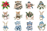 Christmas Woodland Animals Fairy, an Illustration by CitraGraphics (Thumbnail 4 of 5)