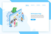 SEO analytics concept, a Work Illustration by Good Studio (Thumbnail 1 of 3)