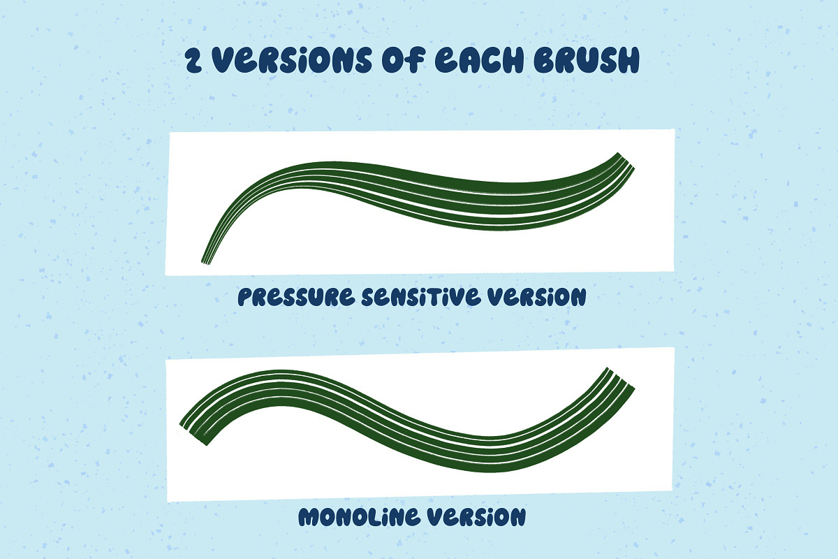 Procreate Rake Texture Brushes 21x, a Brush Add-On by Esther Nariyoshi (Photo 2 of 9)