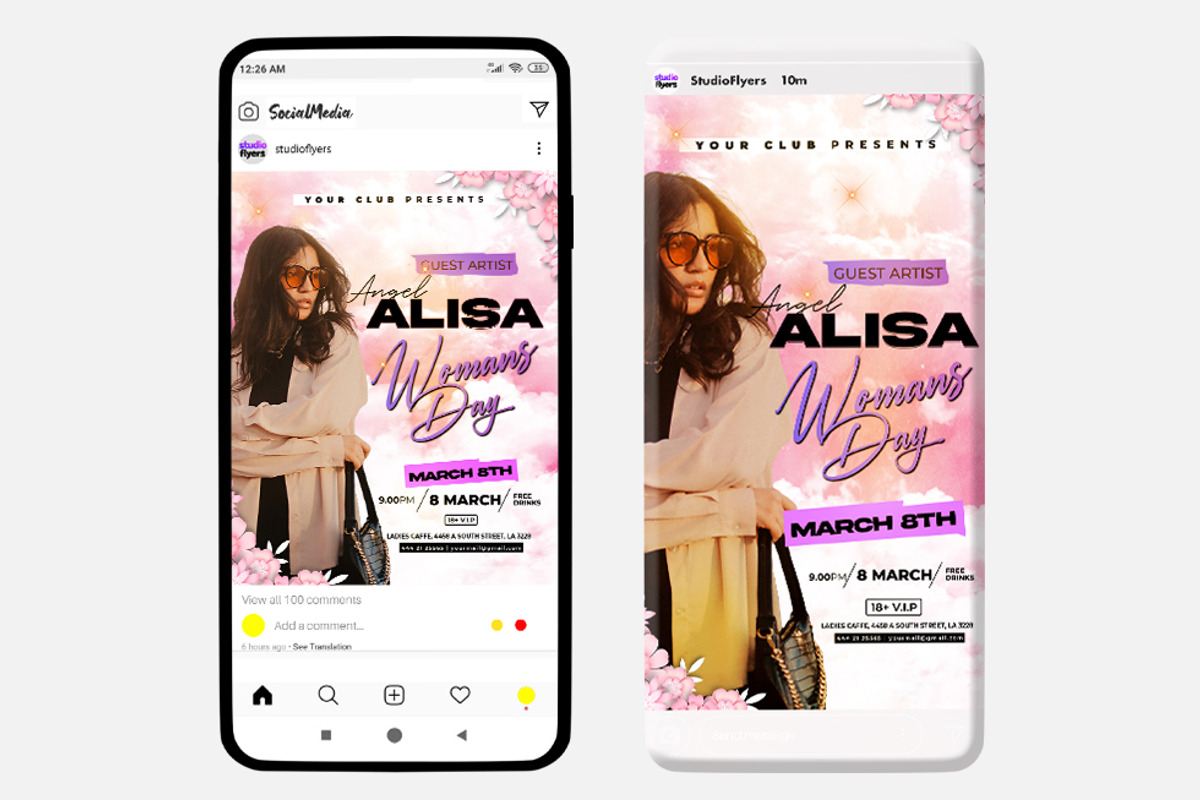 Womens Day Event Instagram (PSD), a Social Media Template by studioflyers.com (Photo 2 of 2)