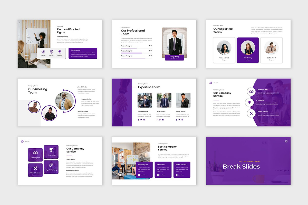 Start Up - Business Google Slides, a Presentation Template by BumbleGraph Studio (Photo 3 of 5)