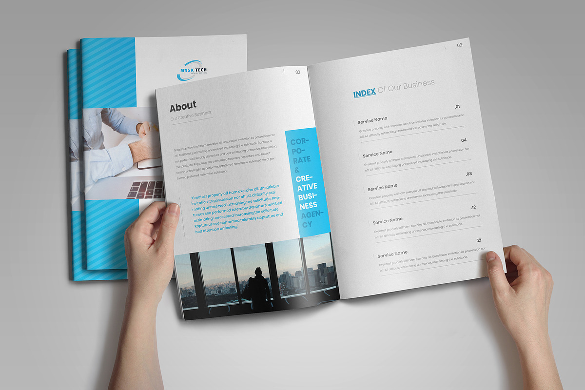 10+ Brochure Bundle : 16 pages, a Brochure Template by ZAAS (Photo 9 of 11)