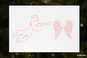 3D Christmas Angels Ornament Bundle, a Decorative Illustration by svgocean (Thumbnail 8 of 20)