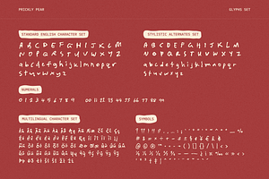 Prickly Pear Desert Handwriting Font