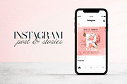 La Vie En Rose Social Media Pack, a Social Media Template by Touringxx Creative Studio (Thumbnail 2 of 8)