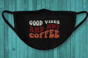 Retro Coffee Svg Bundle, Wavy Coffee