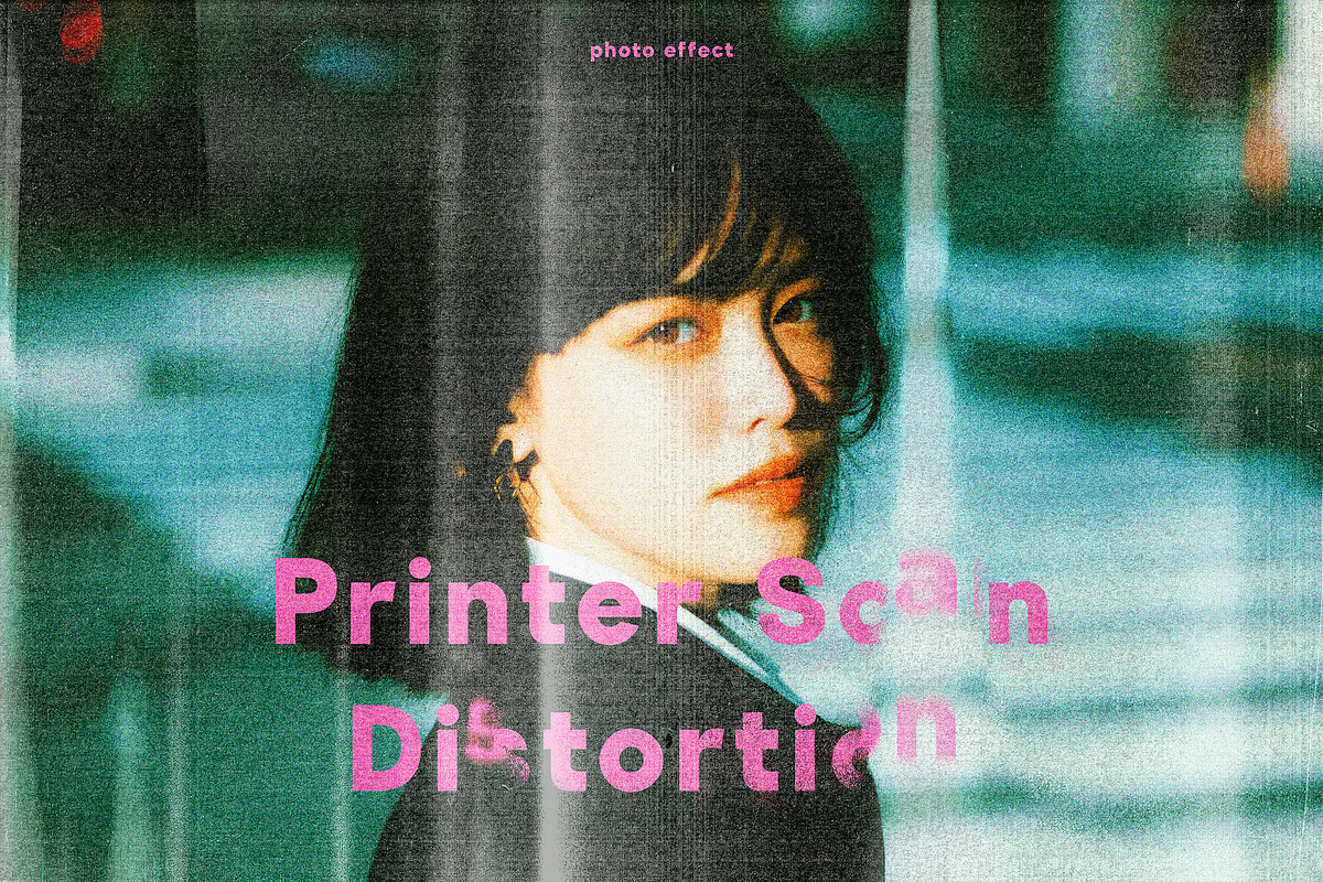 Printer Distortion Scanned Photo, a Layer Style Add-On by smishura (Photo 1 of 3)