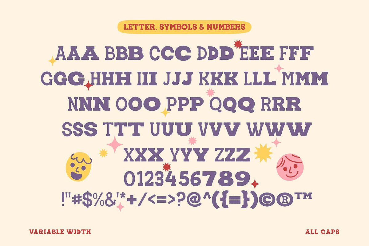 Rubylia – Variable Width Font, a Serif Font by Huge Dream Studio (Photo 3 of 8)