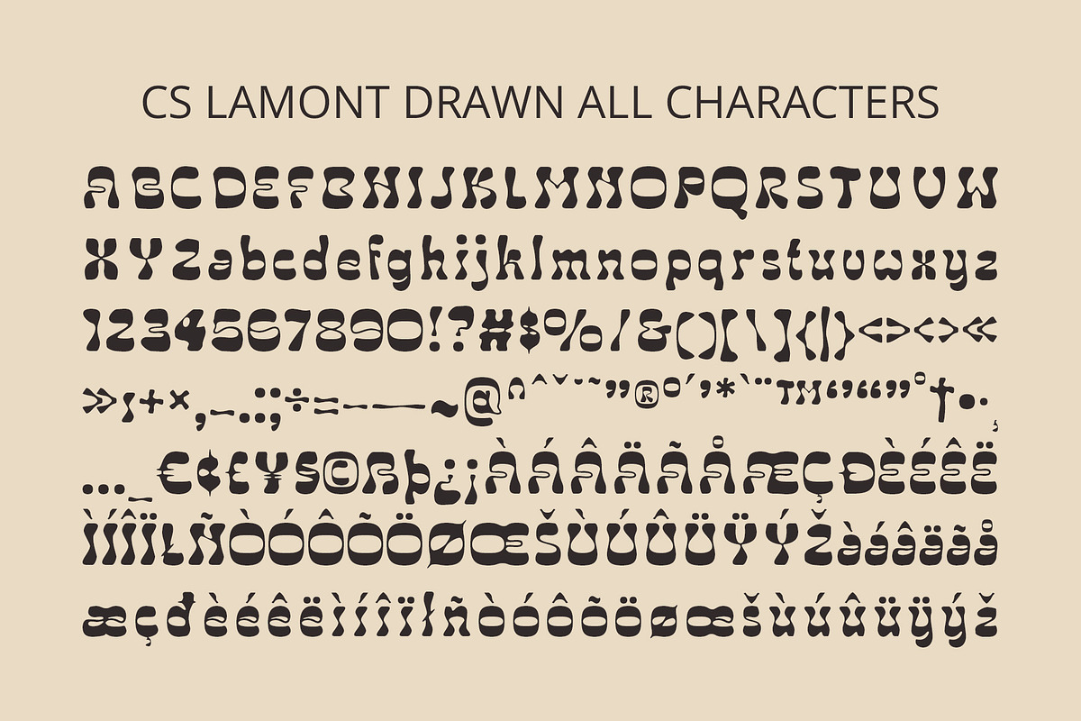 CS Lamont Drawn, a Serif Font by Craft Supply Co. (Photo 8 of 8)