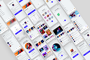 Music app UI Kit ( Figma), an UI Kit Template by Julia Shagofferova (Thumbnail 5 of 13)