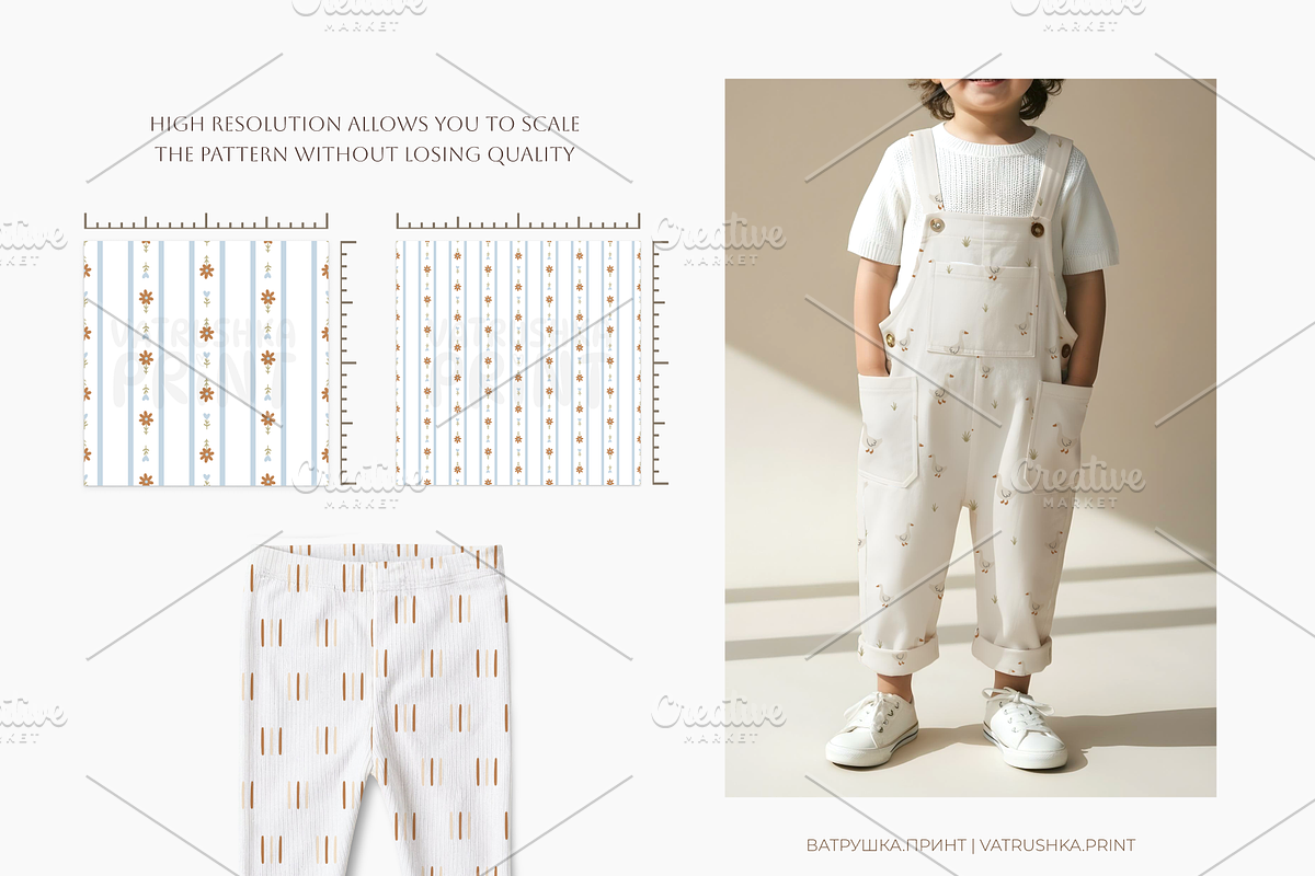 Quiet Meadow - fabric patterns, a Pattern Graphic by vatrushkaprint_store (Photo 4 of 6)