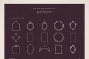 Floral Wedding Invite & Sign Creator, an Object Graphic by The October Creative (Thumbnail 11 of 22)