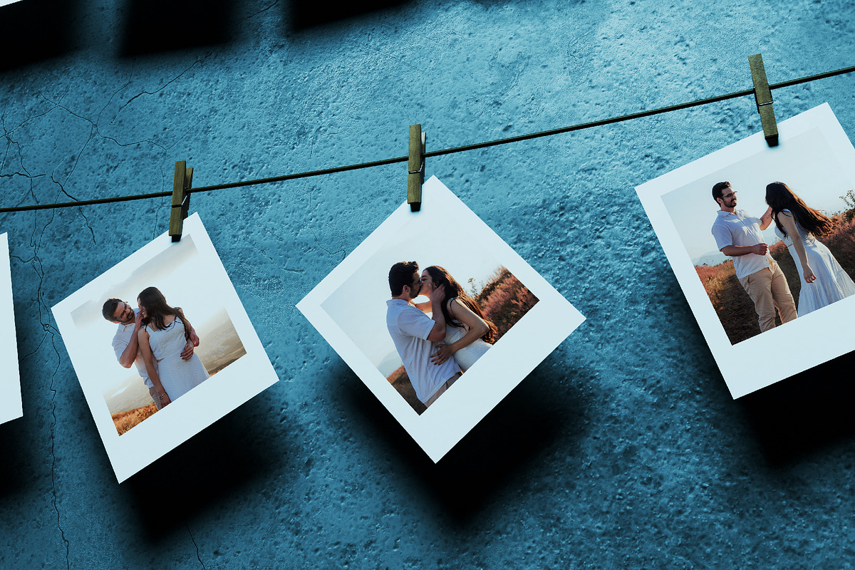Gallery Photo Hanger Garland Mockup, an Advertising Mockup by herutage (Photo 2 of 6)
