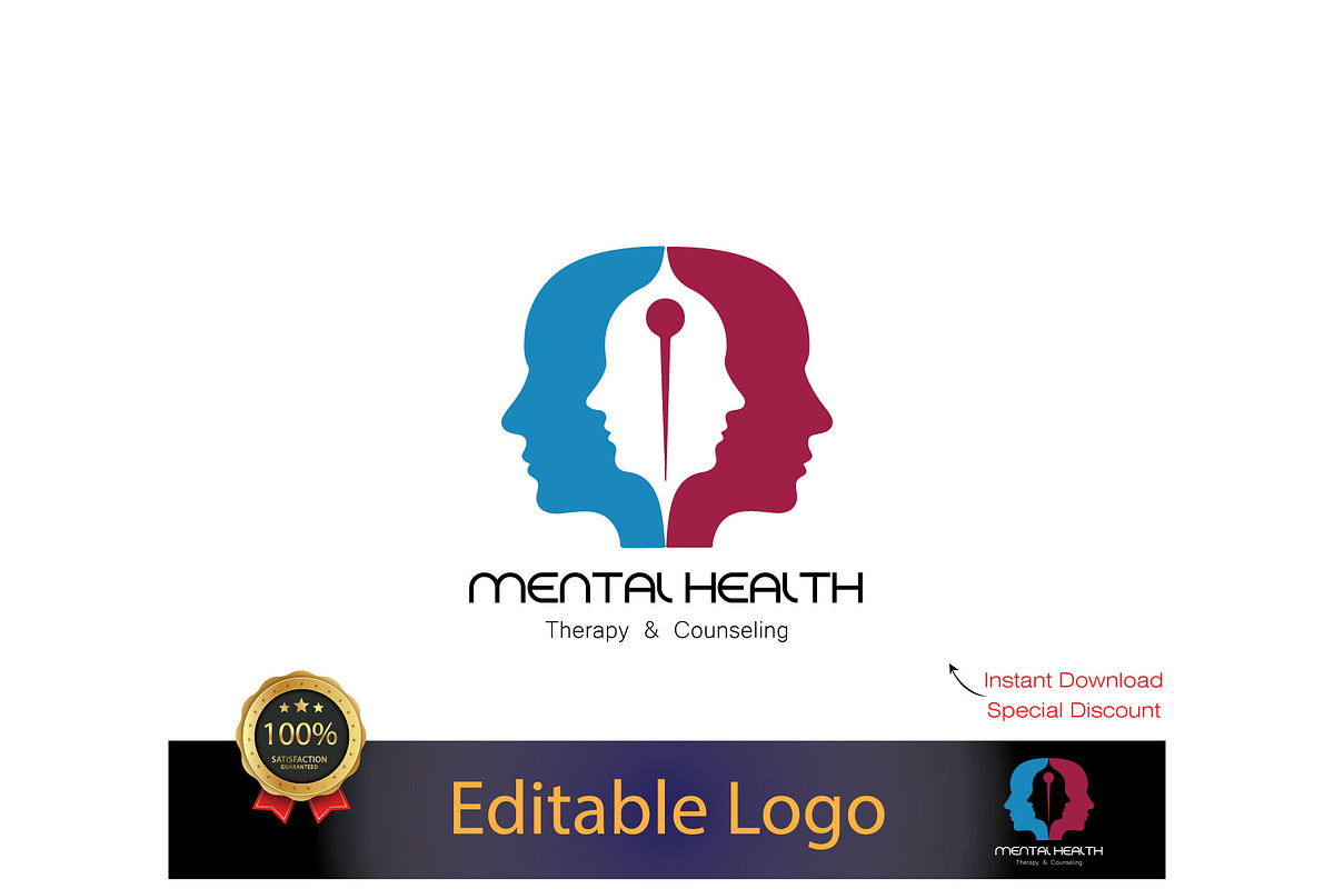 Minimalist Psychology Logo Template