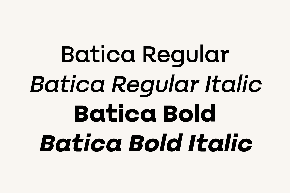 Batica – Modern Geometric Sans Serif, a Sans Serif Font by Yukita Creative (Photo 5 of 10)