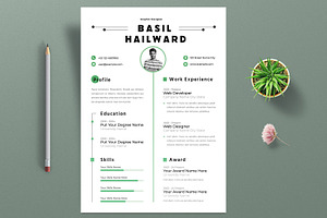 Simple Resume Layout, a Resume Template by ContestDesign