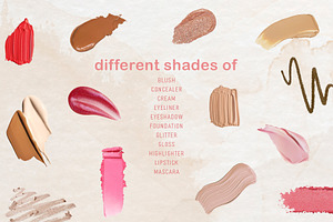 100 Makeup Textures In PNG