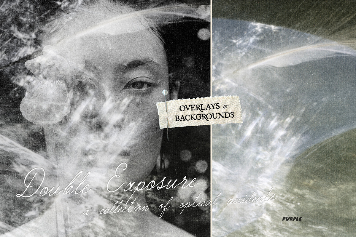 Double Exposure Overlays Backgrounds, a Texture Graphic by Purple (Photo 10 of 12)