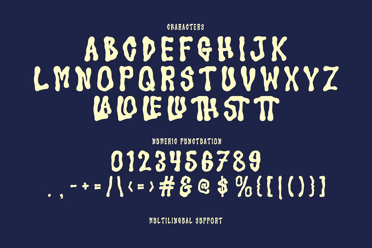 Acidzz Liquid Display Cute Font, a Handwritten Font by Maulana Creative (Photo 7 of 7)