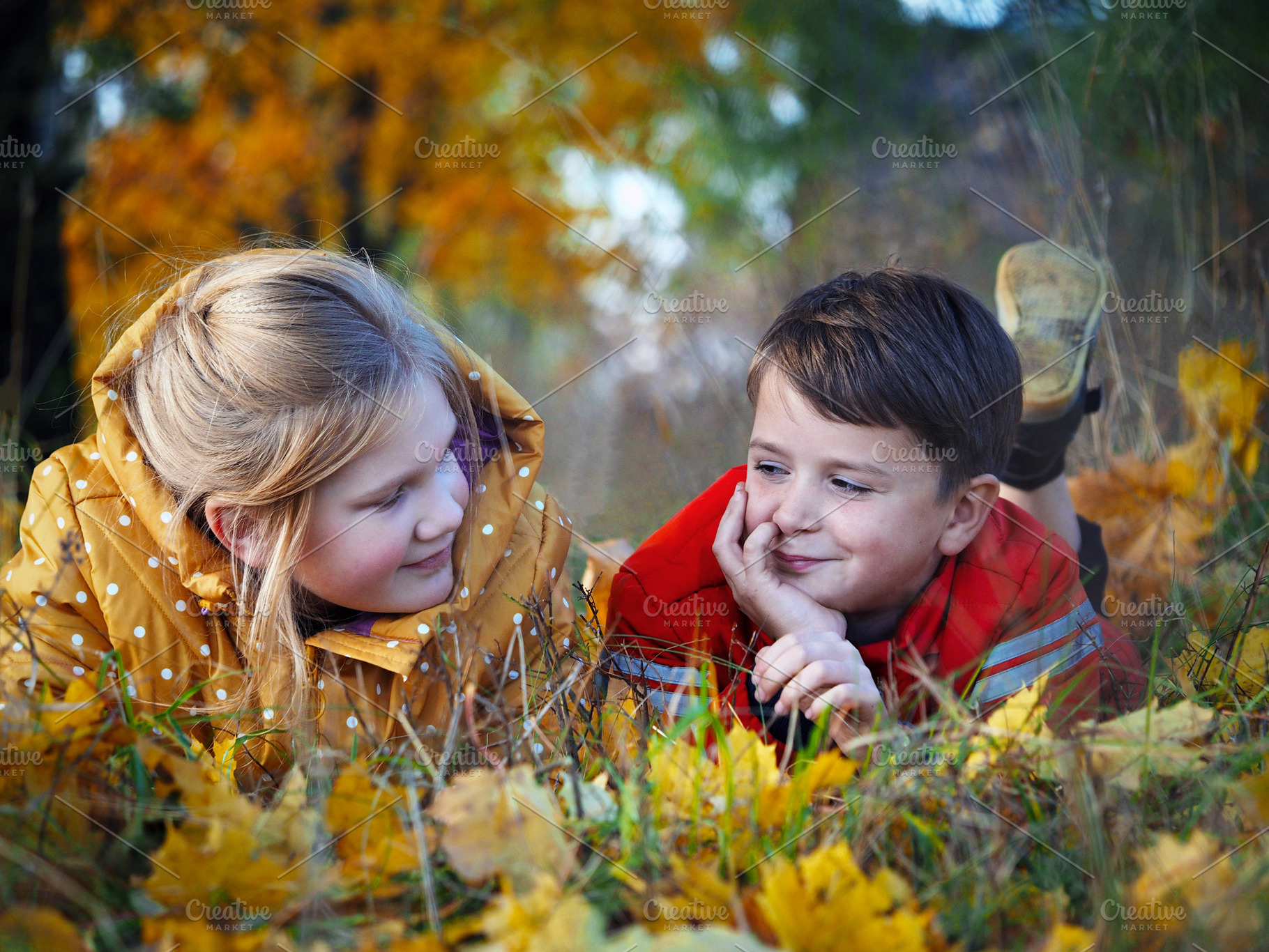 The concept of children's happiness, a Person Photo by Kozorog