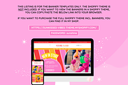 Shop Banner Templates - Colorful, a Shopify Template by SunshineStudioBoutique (Thumbnail 4 of 9)