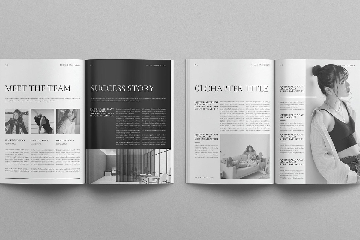 Digital Ebook Template, a Brochure Template by E-Type (Photo 3 of 7)
