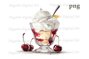 Delicious Watercolor Ice Cream, an Object Graphic by Negarin Digital Art (Thumbnail 2 of 9)