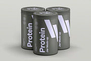 Protein Tall Jar Mock-up, a Packaging Mockup by zippypixelstudio (Thumbnail 6 of 12)