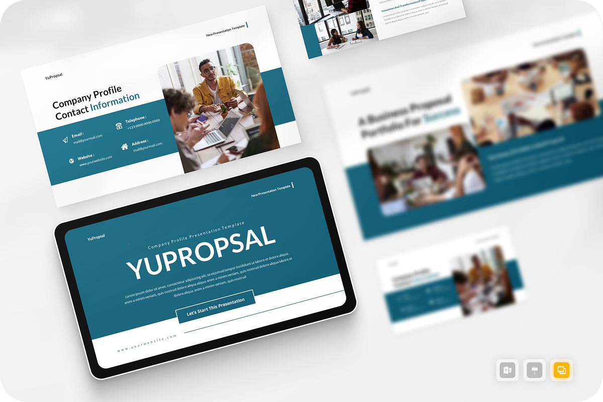 Business Proposal Google Slide, a Presentation Template by Annora Studio (Photo 1 of 5)