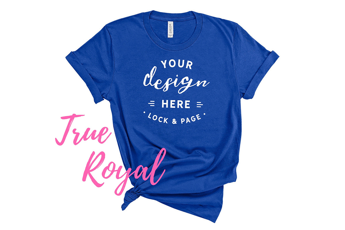 Bella Canvas TShirt Mockups On White, a Shirt Mockup by lock and page (Photo 61 of 92)