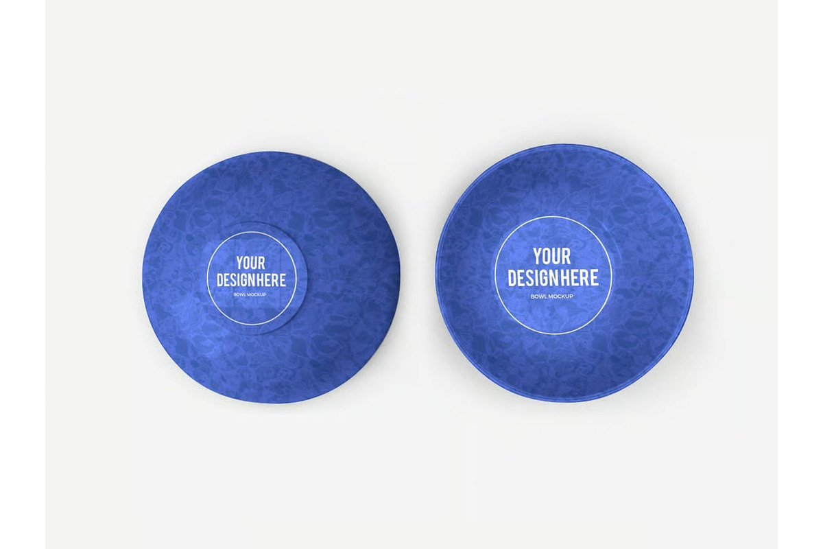 Ceramic Bowl Mockup Template Set, a Household Mockup by DesignRushMarket (Photo 6 of 11)
