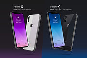 Mockup Composition Iphone X, an iPhone Mockup by ByronDMD (Thumbnail 2 of 5)