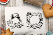 Ginger & lemon. Ink engraving set, a Food Illustration by Alena Kaz (Thumbnail 5 of 7)