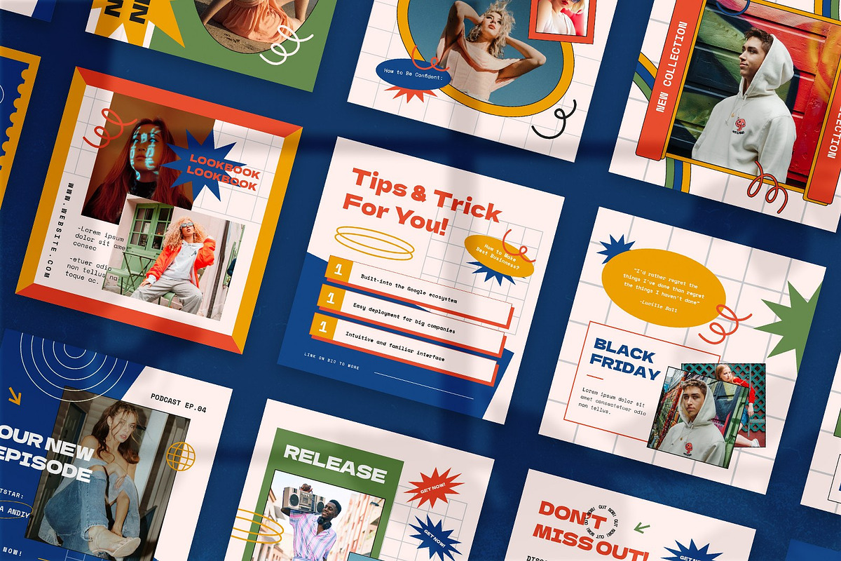 Misretro Social Media Template, a Social Media Template by Annora Studio (Photo 7 of 8)