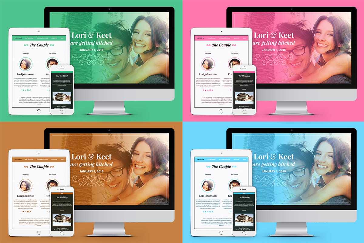 Lovebird - One-Page Wedding HTML/CSS, a HTML Template by Fukio Studio (Photo 4 of 5)