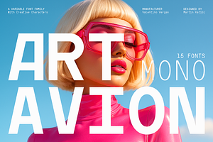 Artavion Mono - Monospace Typeface